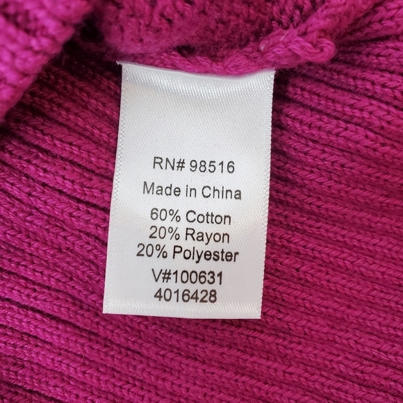 CABLEKNIT SWEATER Womens COLDWATER CREEK Size Large NWT - Picture 8 of 15